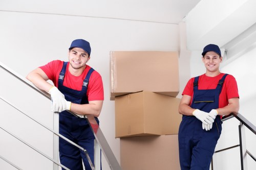 Loading furniture and boxes for a Hatton home move