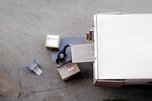 Commercial moving team planning a business relocation in Hatton
