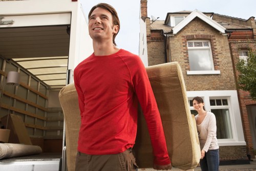 Apartment move access and stairway handling in Hatton