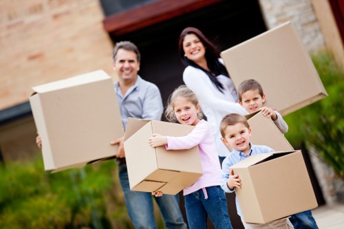Loading items carefully during a home move in Hatton