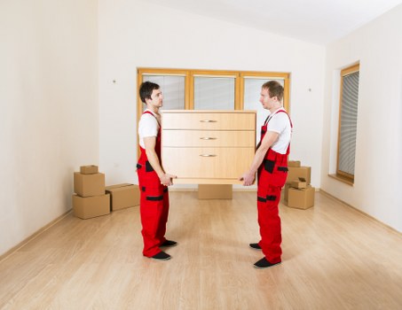 Moving day furniture handling for a Hatton house removal